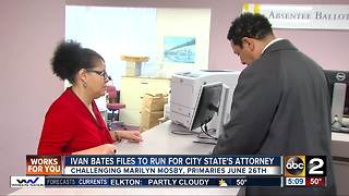 Ivan Bates files to run for Baltimore City State's Attorney