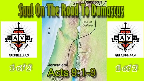 043 Saul On The Road To Damascus (Acts 9:1-9) Our Daily Greg