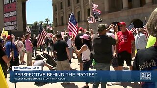 Protesters rally to re-open Arizona