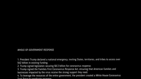 Worldwide News Media Was Told By Their Bosses To Not Tell You These 74 Actions President Trump Took To Fight Covid And Bolster The Economy