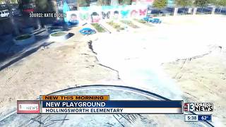 Downtown elementary school receives new playground