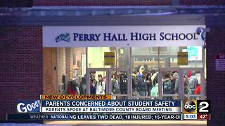 Parents upset about violence at Perry Hill High School