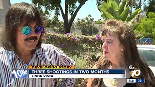 Three shootings in two months on one street in Linda Vista