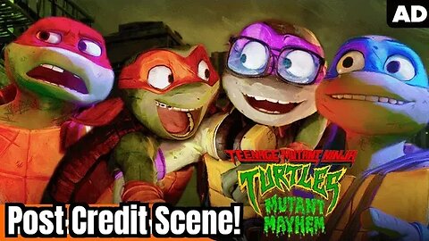 TMNT 2023 Post Credit Scene!! #MutantMayhem 😱💯😎🤑❤️🥳👌