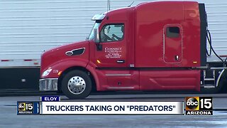 Truckers taking on "predators"