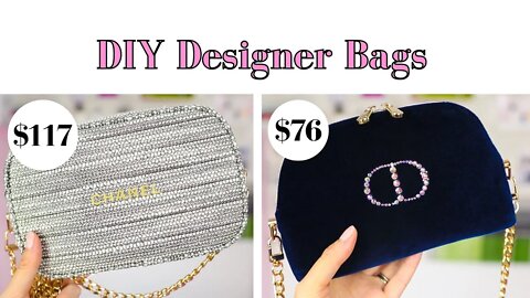DIY Designer Bags on a Budget 👛 Chanel & Christian Dior Purse Hack