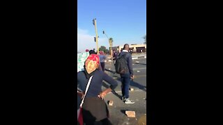 SOUTH AFRICA - Johannesburg - Freedom Park Protest (videos) (7tT)