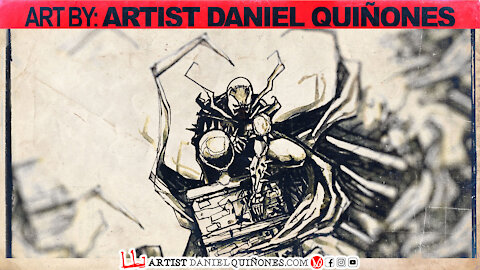 Art Inspiration Vol. 3 | Comic Art Time-Lapse | Art by Artist Daniel Quinones
