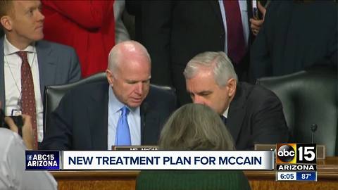 New treatment plan is possible for Senator John McCain