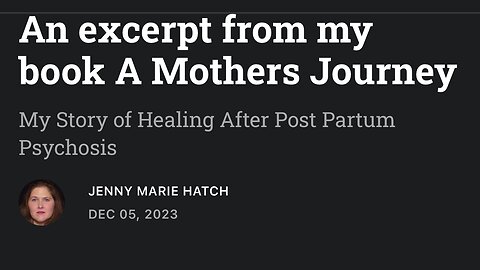 A Mother’s Journey