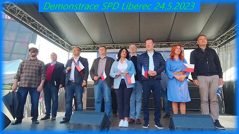 Demonstrace SPD Liberec 24.5.2023