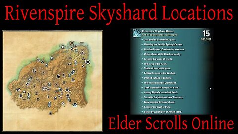 Rivenspire Skyshard Locations [Elder Scrolls Online] ESO
