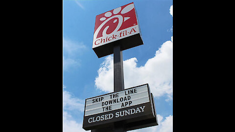 Crucifixional Life Stream - Chick-fil-A and the Fourth Commandment