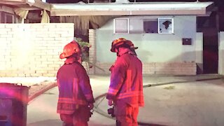 2 people injured in overnight fire near 17th and Bonanza streets