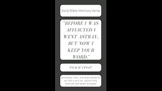 Bible Memory Verse of the Day #christianity #God #Jesus #Bible #Biblestudy #psalms