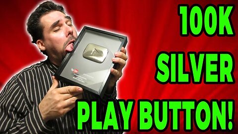 Opening Pervert Petes 100K Subscriber Silver Play Button Unboxing
