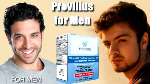Rated NO.1 Hair Loss Treatment - Provillus! Provillus for Men
