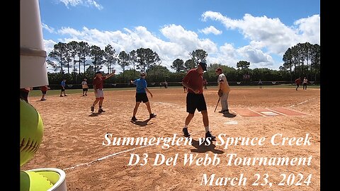 Summerglen vs Spruce Creek South at the 2024 Del Webb Tournament Division 3