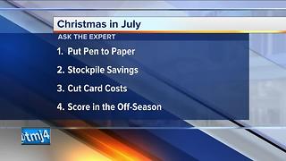 Ask the Expert: Holiday shopping in July