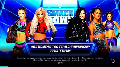 WWE Friday Night Smackdown Liv Morgan & Tegan Nox vs Damage CTRL for the WWE Women’s Tag Team Titles