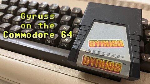 Gyruss on the Commodore 64.