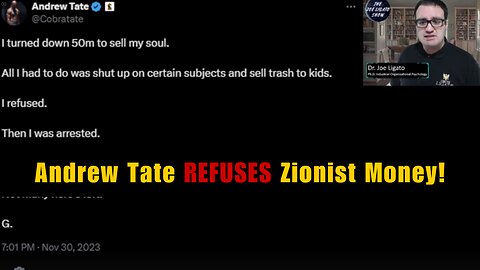 Is Andrew Tate Controlled By Zionist?