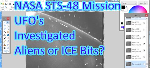 NASA STS-48 UFOs Analyzed - Is It ICE Particles? The Out There Channel UFO Case#16 (15Nov2017)