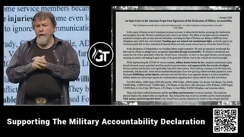(MUST WATCH) Military Accountability Declaration - We The People Take Back America NOW!