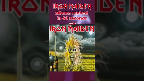 Ranking Iron Maiden Albums in 60 Seconds #ironmaiden #ranked #rank