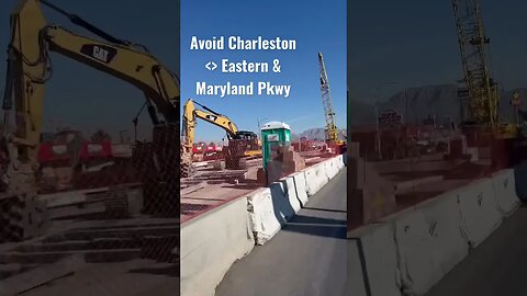 Major roadwork on Charleston East of Maryland Plwy