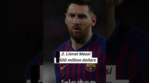 top 10 richest footballers in the world 2022 #viral #richest #ytshort #top10 #ronaldo #messi