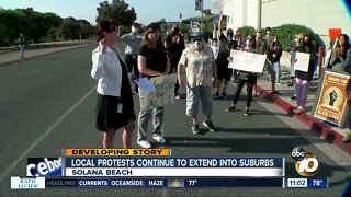 Local protests continue to extend into suburbs