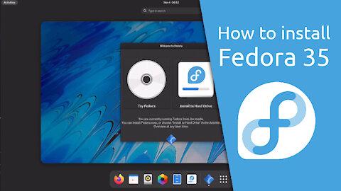 How to install Fedora 35