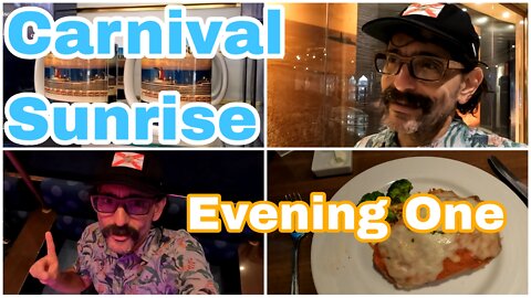 Carnival Sunrise Evening One | Dining Room | Welcome Aboard Show