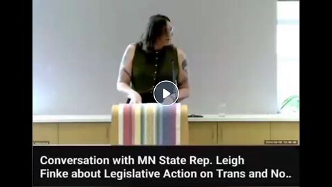 This is a state rep for Minnesota named (((Leigh Finke))). Who wants to turn Minnesota into a sanctuary state for Weimar conditions