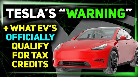 Industry CEO: Tesla's Warning / Giga Mexico Update / What EV's Qualify for Tax Credits ⚡️