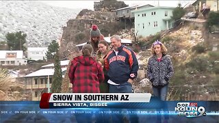 Cochise county hit with snow