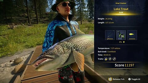 Call of the Wild the Angler Farming Lake Trout (Gold)