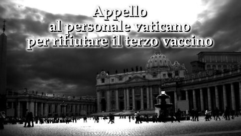 PCB: Appello al personale vaticano per rifiutare il terzo vaccino