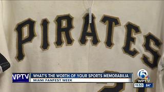Sports memorabilia up for auction at All-Star Game Fanfest in Miami
