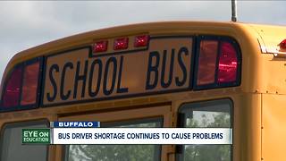 Transportation woes continue as Buffalo deals with school bus driver shortage