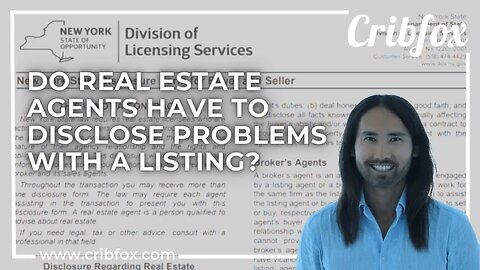 Do Real Estate Agents Have to Disclose Problems With a Listing?
