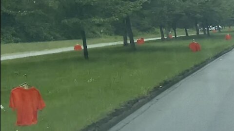 Orange Shirts on SW Marine Drive