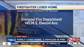 Family loses home, 2 vehicles in fire