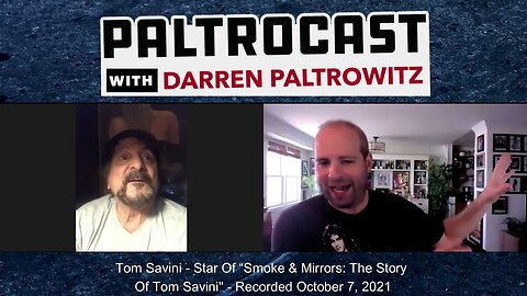 Tom Savini interview with Darren Paltrowitz
