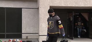 VGK distribute food to families in need