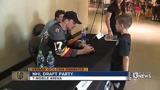 Parents bring kids out to support Golden Knights