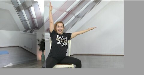 WholyFit Psalm 91 Chair Stretching #2