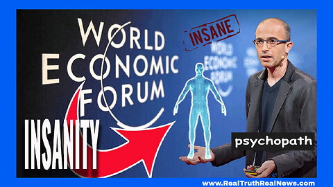 😈 This Tiny Little Psychopathic, Athiest Demon is Yuval Noah Harari, Top Advisor to Klaus Schwab of the WEF