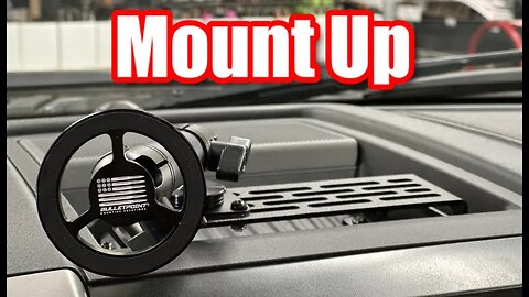 BuiltRight Industries Dash Mount | Bulletpoint Mounting Solutions Phone Mount F-150 Install